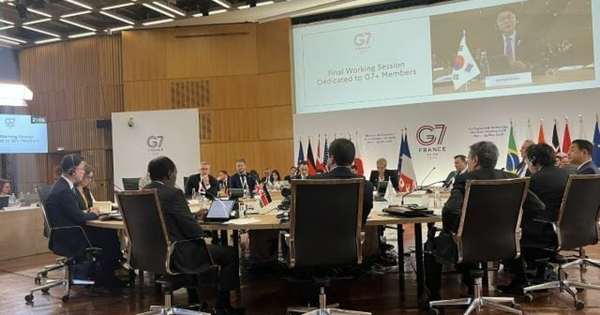 류제명 차관, G7 디지털 기술 장관회의 참석...글로벌AI 현안 논의
