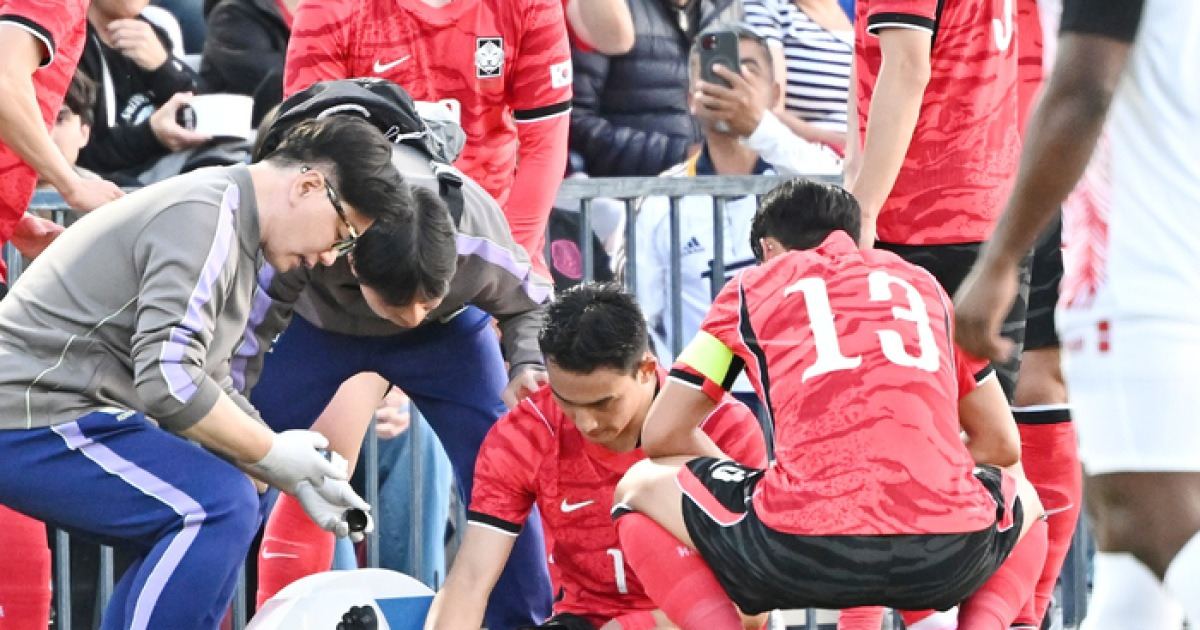트리니다드토바고전 ‘옥에 티’ 쓰러진 조유민·배준호…월드컵 ‘본선’ 앞둔 홍명보호에 내려진 ‘부상 주의보’