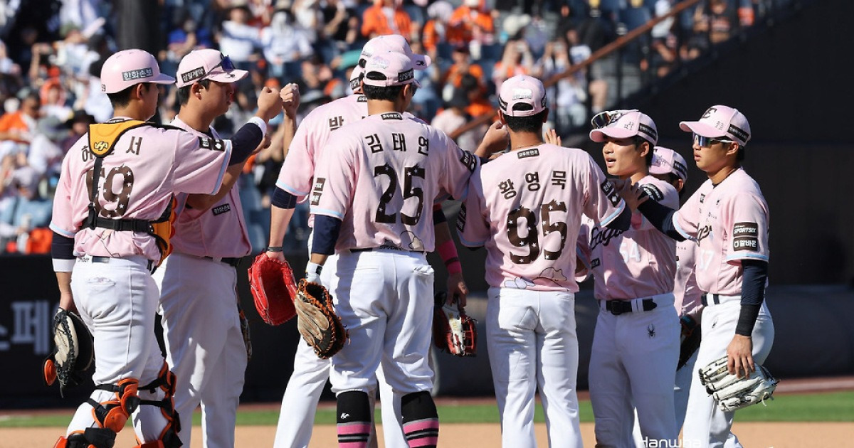 '-7에서 +2가 됐다' 한화 반등 시작…5월 마무리는 싹쓸이, "노시환 칭찬하고 싶다"