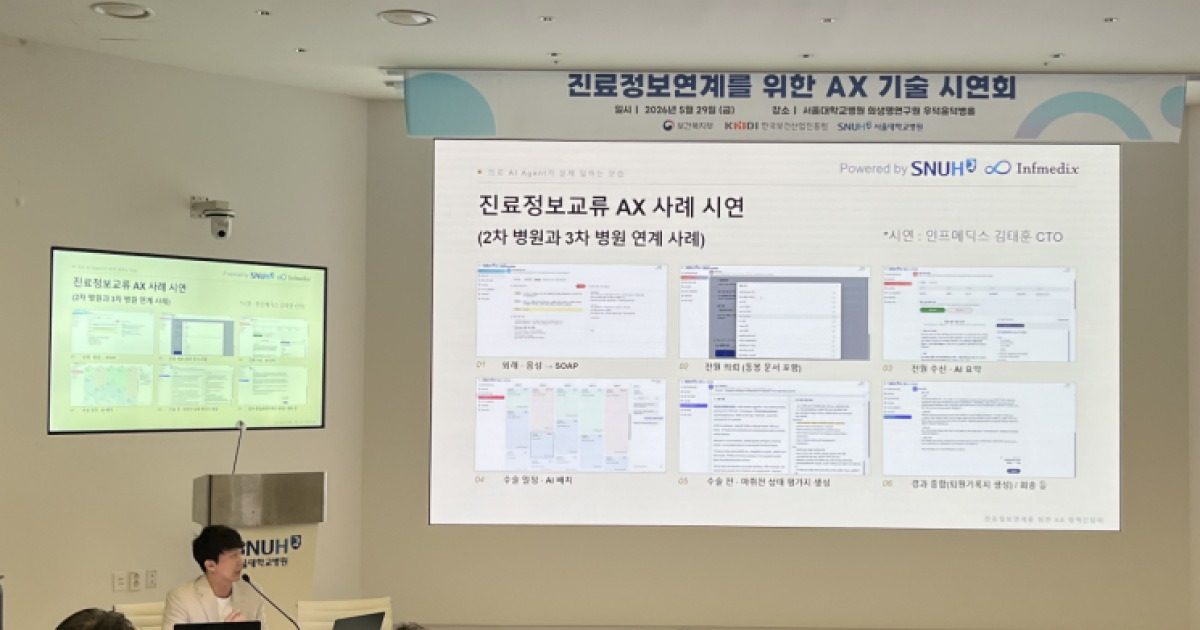 "응급환자 오자…AI가 전원의뢰서 쓰고 상급종합병원 연결"