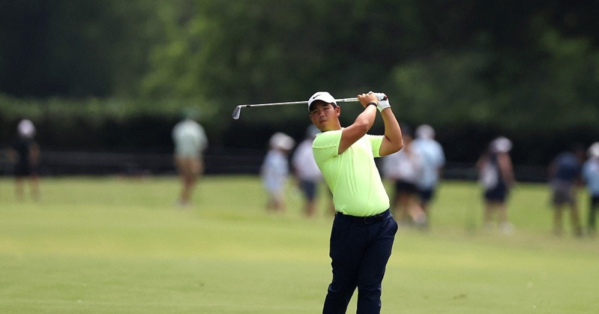 '반등 없는' 김주형, PGA 투어 찰스 슈와브 3R서 공동 27위