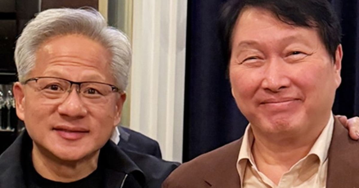 최태원·젠슨 황, 대만서 다시 만났다…AI 동맹 강화 확인