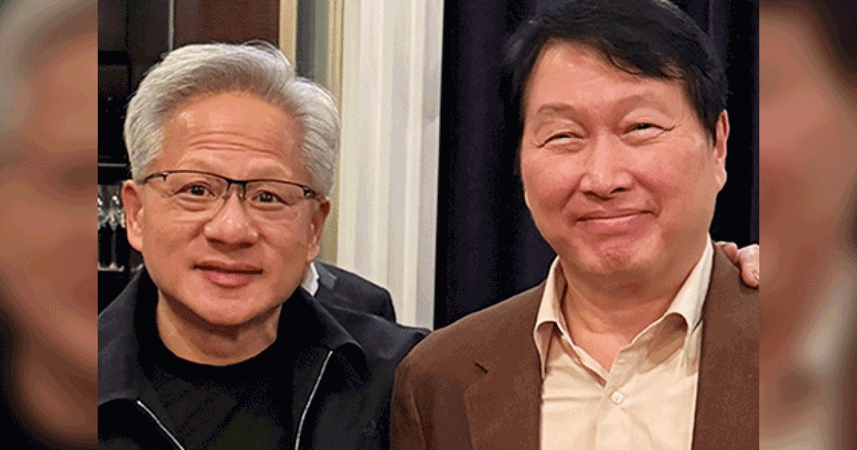 최태원·젠슨 황 대만서 회동…AI 메모리 협력 방안 논의