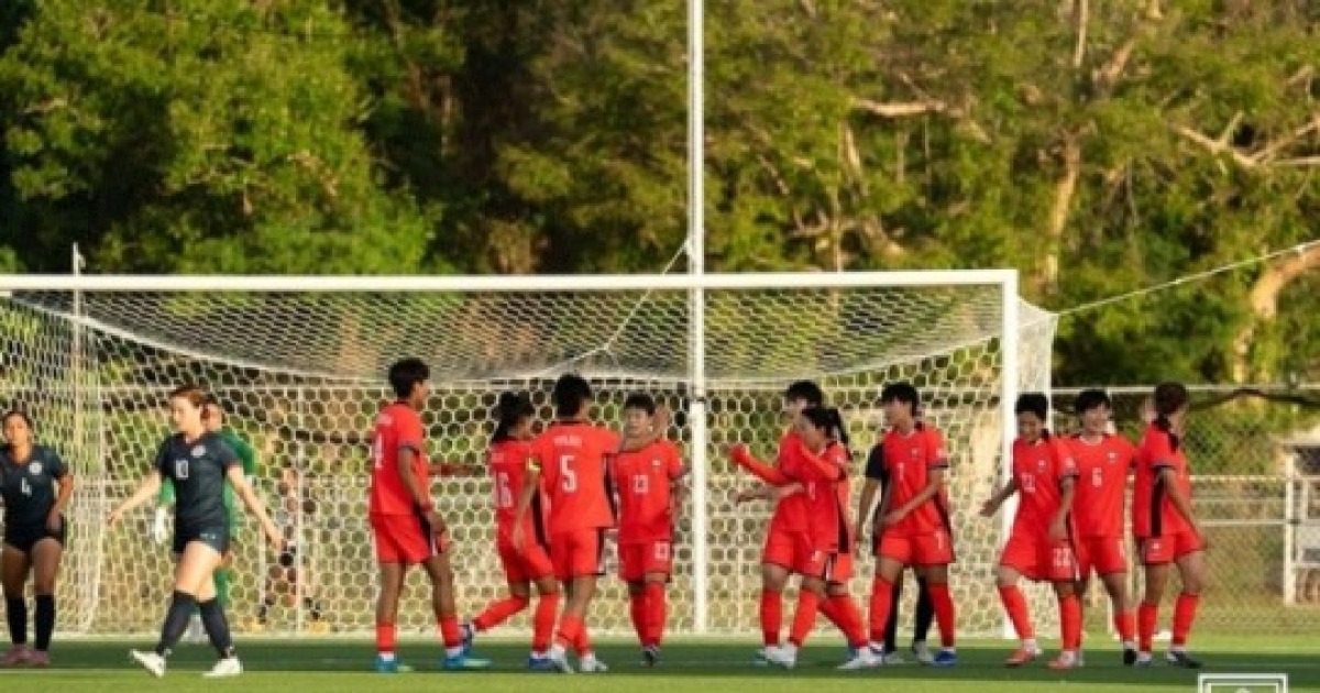 '전반에만 4골' 신상우호, 괌 5-0 완파...동아시안컵 2연패 향한 산뜻한 출발