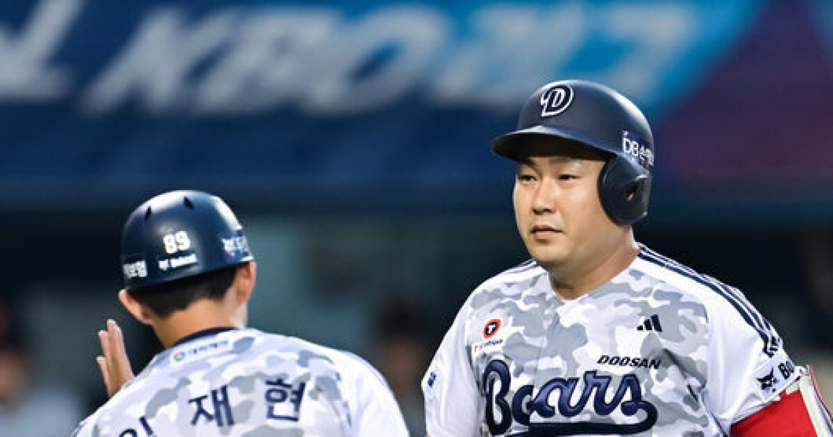 '전날 11회 추격포→2회 선제포 쾅쾅' 양의지, 한화전 이틀 걸친 연타석 홈런 폭발 [오!쎈 잠실]