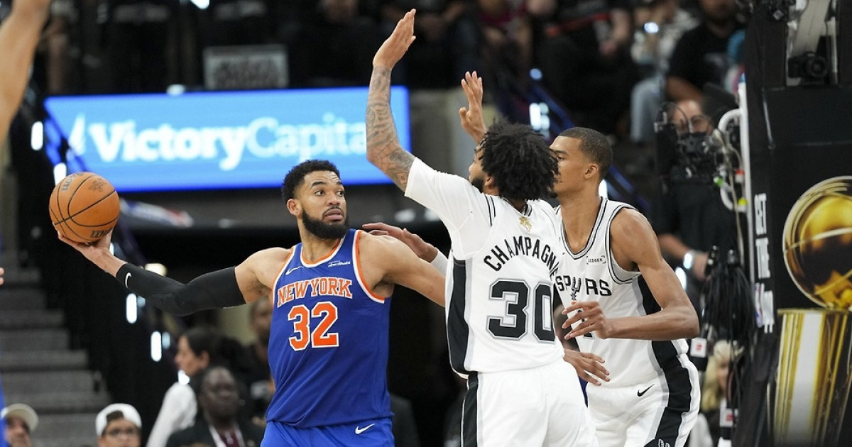 뉴욕, 샌안토니오에 1점차 승리…NBA 파이널서 2연승
