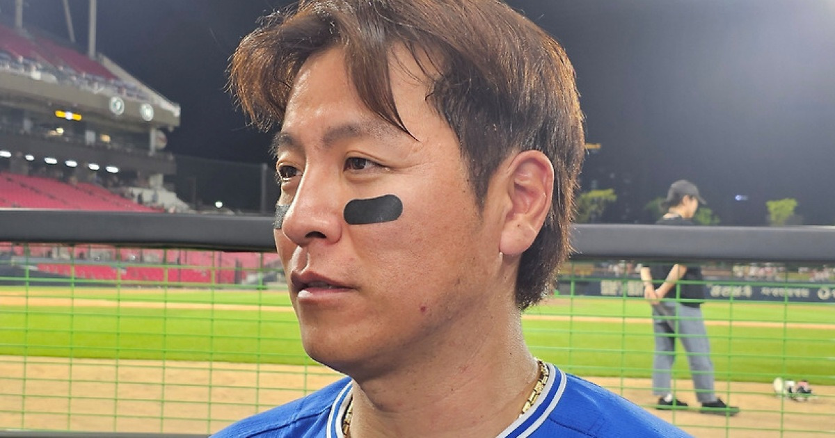 "순위표? 내 타율도 안 봐요" 강민호의 결정적 한방, 사자의 부활 알렸다…"내가 홈런칠줄은 몰랐네" [인터뷰]