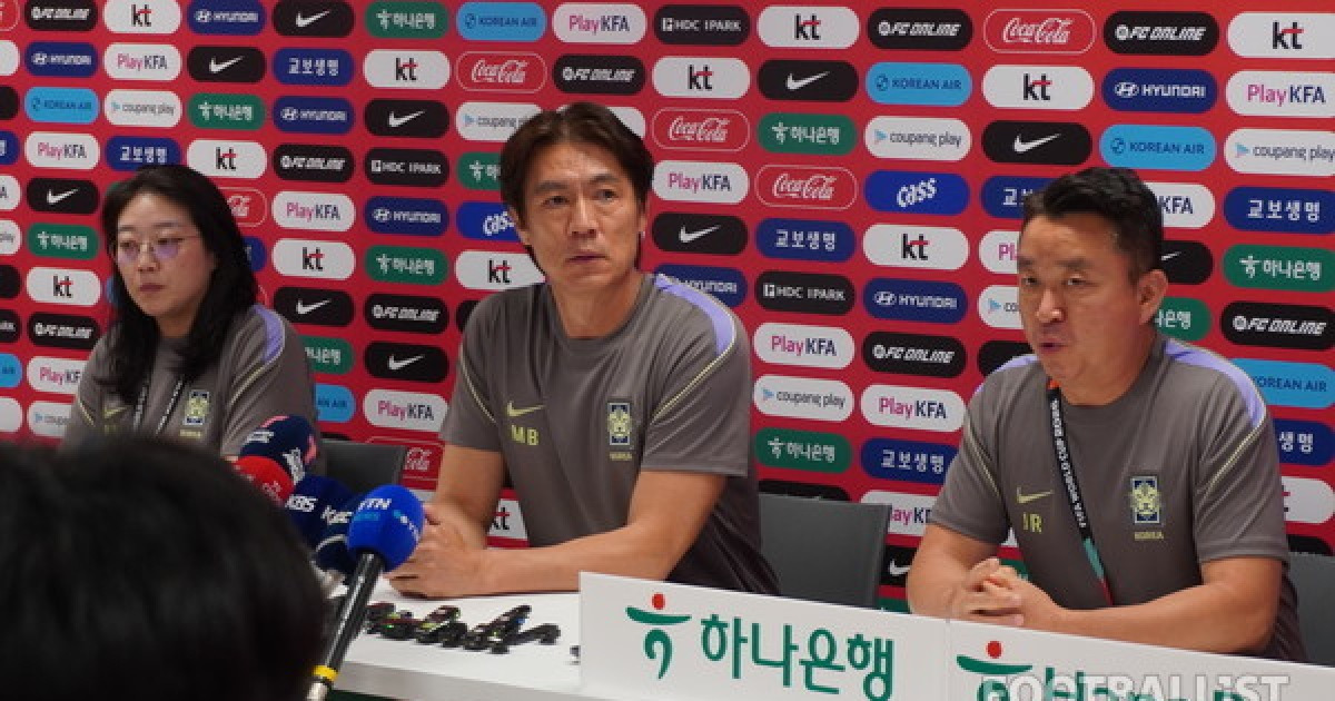"선수들이 내 축구 모델 이해하고 있어" 홍명보 감독의 자신감 "체코전은 신장 차이 극복이 중요" [과달라하라 현장]