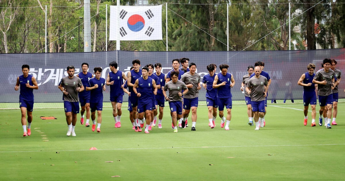 홍명보호, 멕시코 과달라하라 입성 첫 훈련