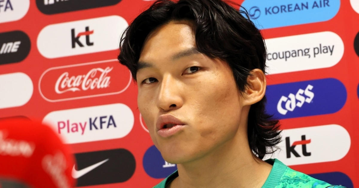 기자회견 나선 김승규…조현우 제치고 홍명보호 주전 수문장 꿰차나