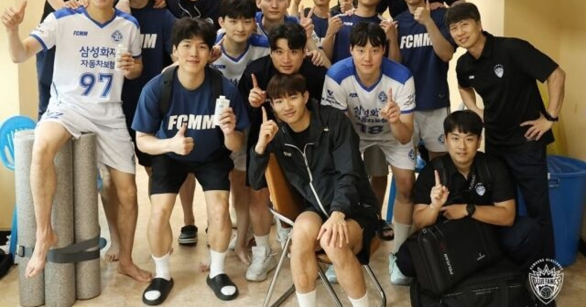 틸리카이넨의 삼성화재, 새로운 삼각편대 세웠다...한국전력 꺾고 퓨처스 대회 첫 승 신고