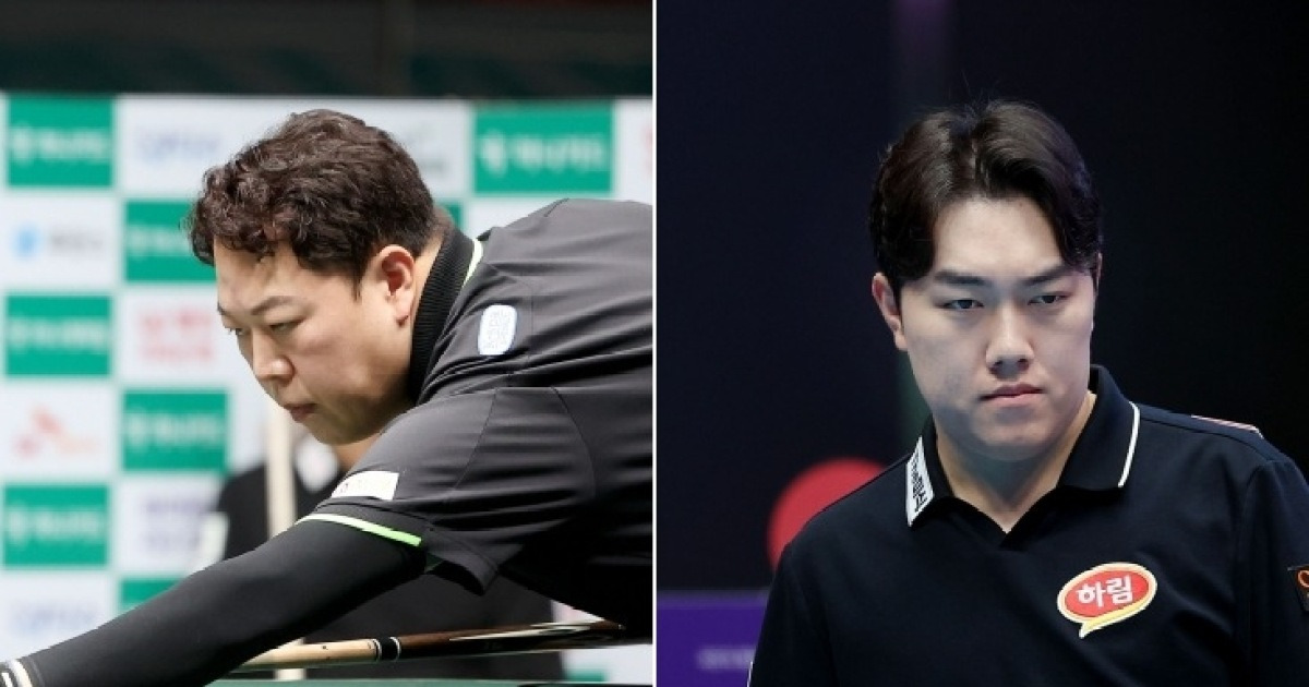 강동궁 vs 김준태, PBA 개막전 이어 2차전서 만났다