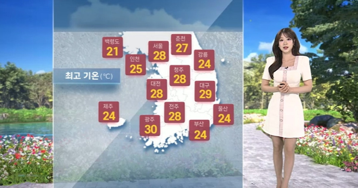 [날씨] 예년 이맘때 초여름 이어져…오후 강원·경북 소나기