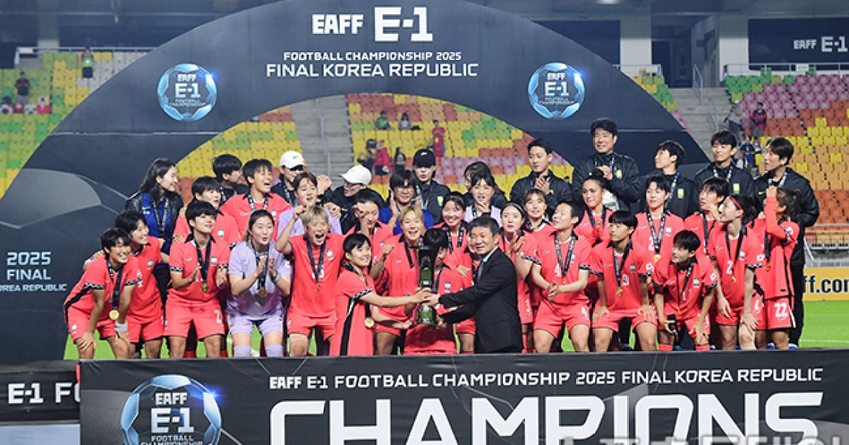 '신상우호' 여자축구, 동아시안컵 본선 확정…연장 접전 끝에 대만 5-3 제압