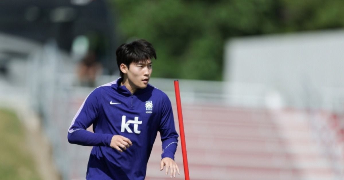 홍명보호 막내 배준호, 부상 이후 전술 훈련 불참…체코전 불투명