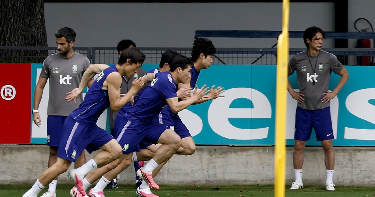 체코전 비책 갈고 닦았다, 홍명보호 철통 보안 속 세트피스 훈련[여기는 과달라하라]