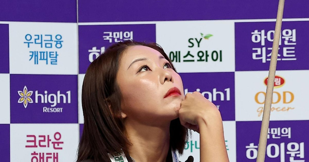 3년 만의 준우승? '애제자' 박정현 얘기가 더 길었다...김가영 "가장 불편한 상대" [MHN 현장]