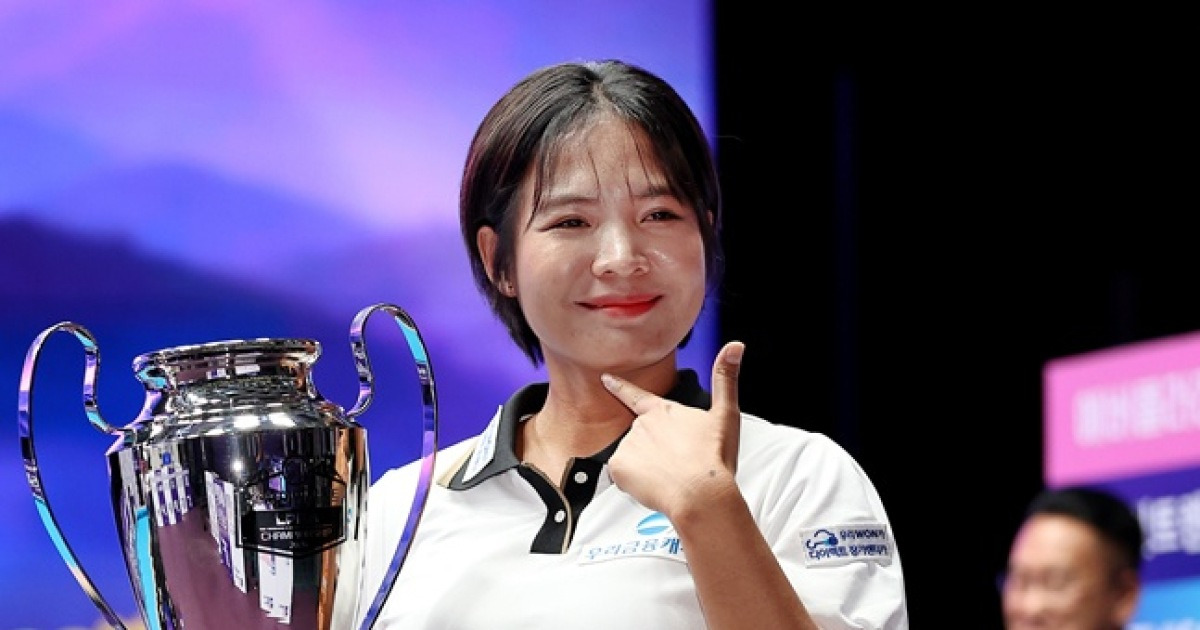 "김가영 꼭 이겨주세요" 간절했던 스롱 "제발 한 번만 기회를"→10번째 우승+상금 4억 선물로 돌아왔다 [정선 현장]