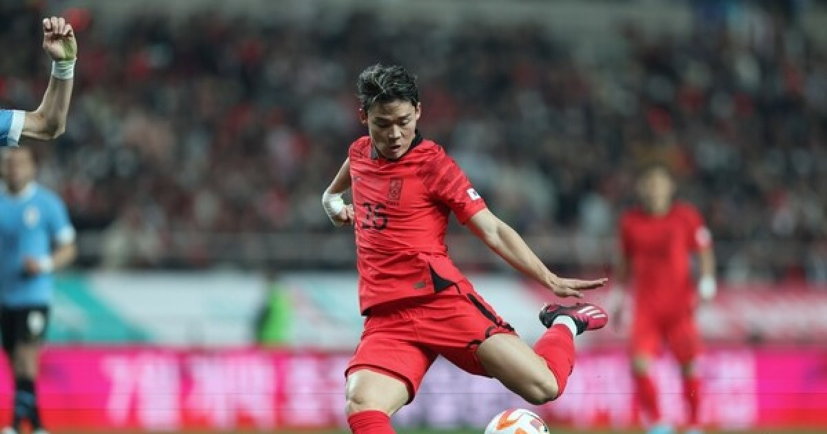 홍명보 교체카드 적중, 오현규가 해냈다… 韓, 체코에 2-1 역전(후반 35분)