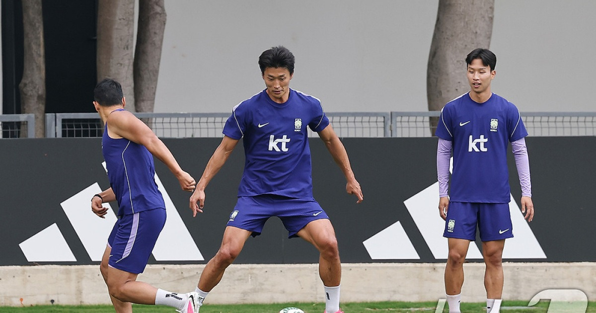 '체코전 결장' 조규성, 칼 갈았다…휴식 앞두고 나머지 훈련