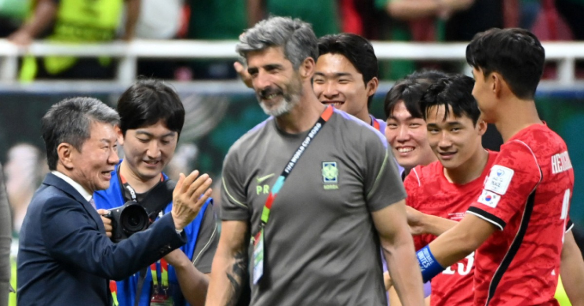 사임 앞둔 정몽규 축구협회장 "첫 경기 역전승 선수들 투지에 박수"