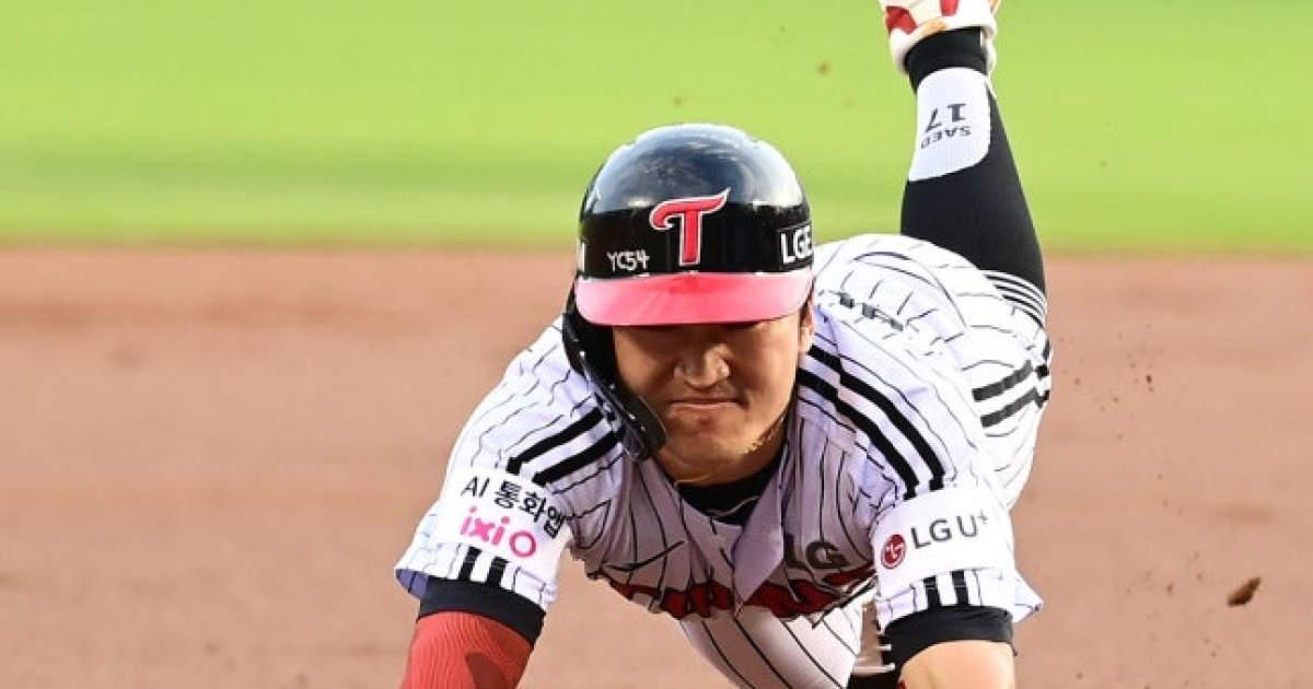 154km/h 강속구 뚫고 2루 훔쳤다! '현역 최고 대도' 박해민 韓 역사 새로 썼다→'역대 최초' 13년 연속 20도루 금자탑 [잠실 현장]