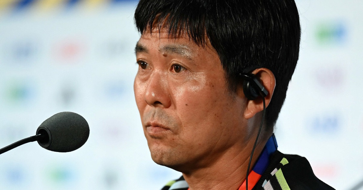 "사과하고 싶습니다" 日 결국 눈물의 기자회견…모리야스 감독 "주장 엔도 이탈, 선수에게 끔찍한 일을 전한단 생각"