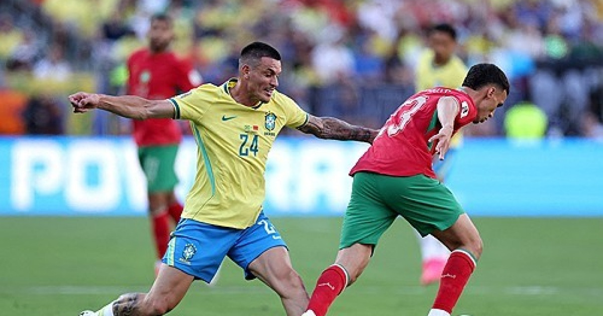 일본 침몰 가능… '32강 예비상대' FIFA랭킹 7위 모로코, 브라질 가둬놓고 팼다