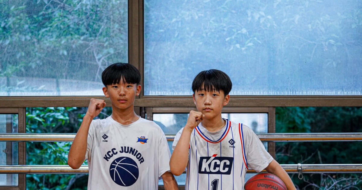 부산 모션스포츠 U13 김민준·최민준, 취미반 단계 거쳐 KBL 유스컵 무대로