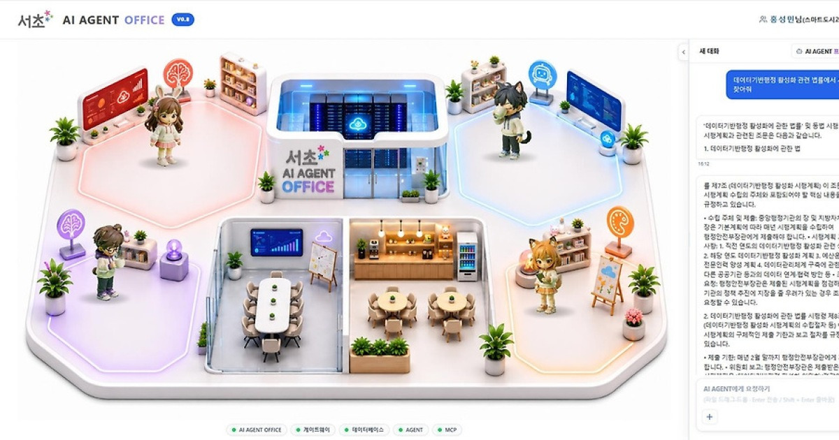 AI 직원과 일한다…서초구, 첫 AI 업무지원 플랫폼 도입