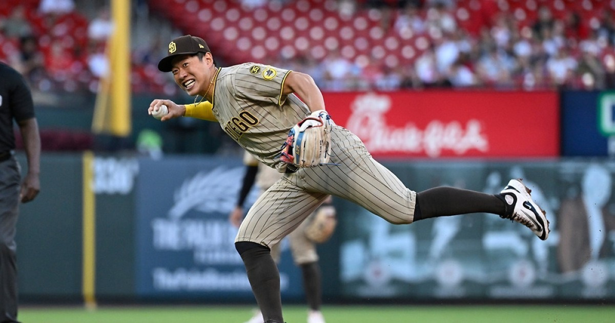 MLB 샌디에이고 송성문, 두 경기 연속 무안타