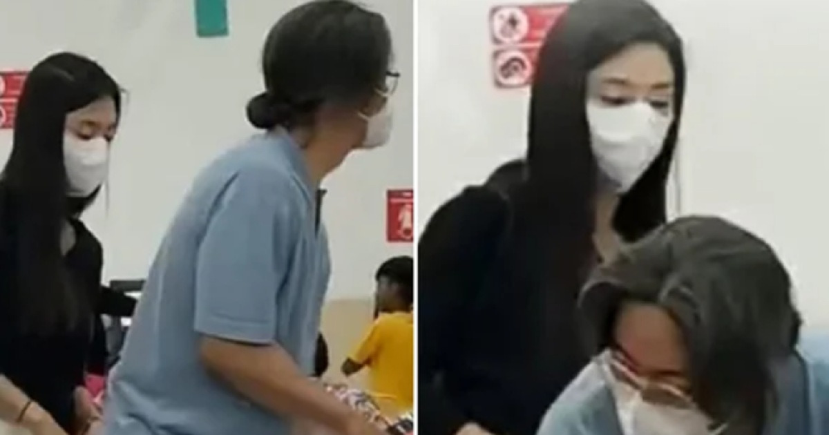 '백발 장발' 배용준, 싱가포르 크루즈서 포착…숨겨온 자녀 최초 공개