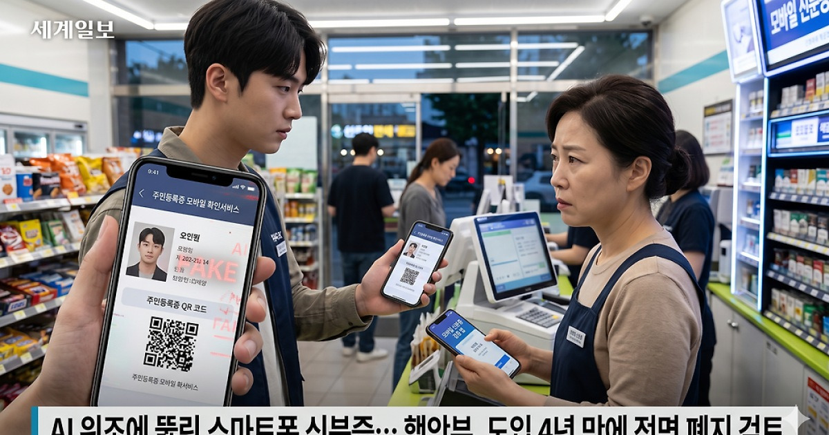 AI 위조에 뚫린 스마트폰 신분증…행안부, 도입 4년 만에 전면 폐지 검토