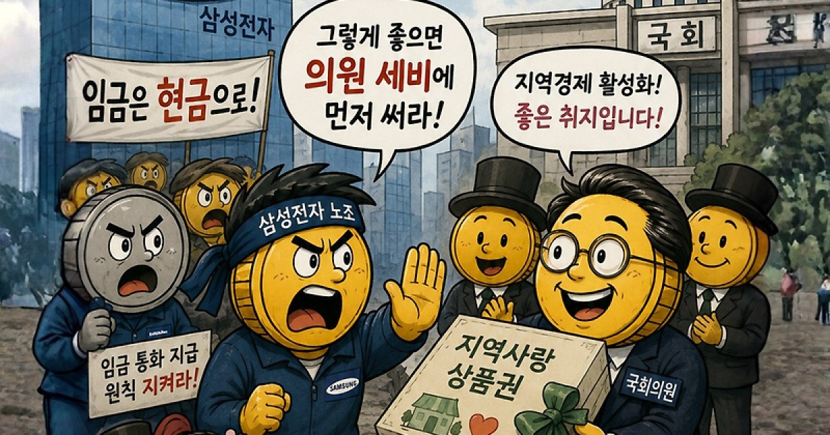 [AI 코인패밀리 만평] 먼저 받으실 분?
