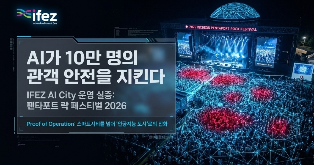인천경제청, 펜타포트서 AI 도시관제 첫 실증하며 ‘AI 시티’ 전환 본격화