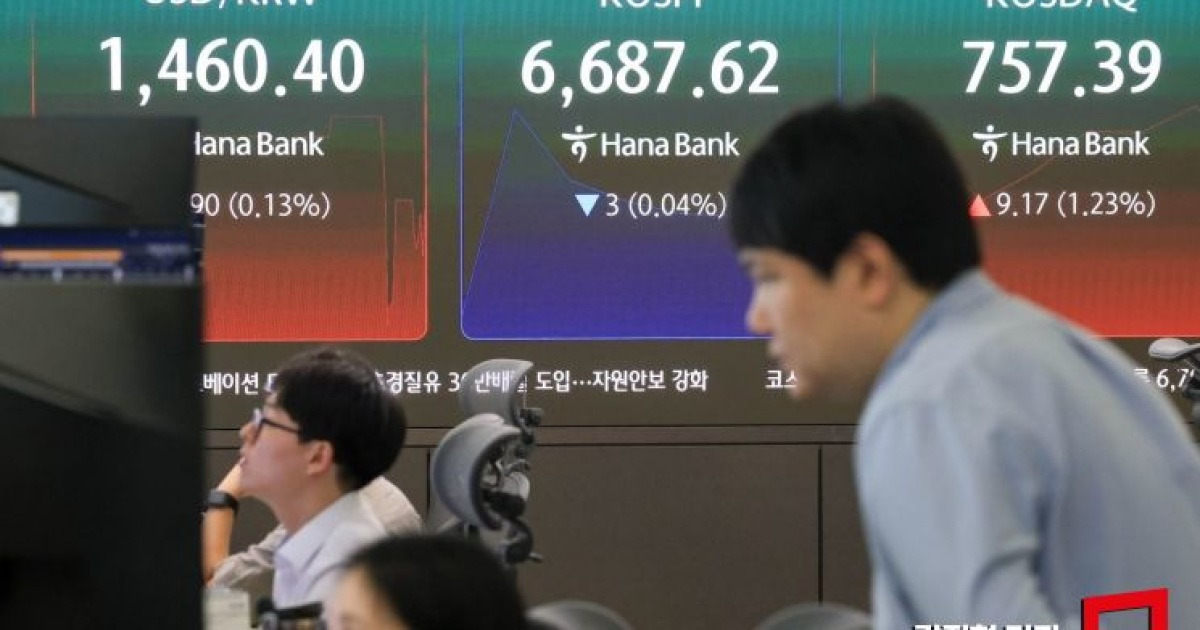 호재도 소용없네…'1400조 AI투자 협력'에도 코스피 약세