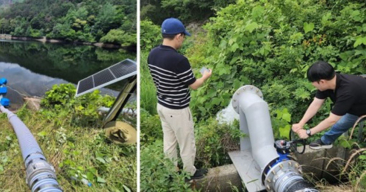 AI로 노후 저수지 실시간 감시…밀양 현장 적용