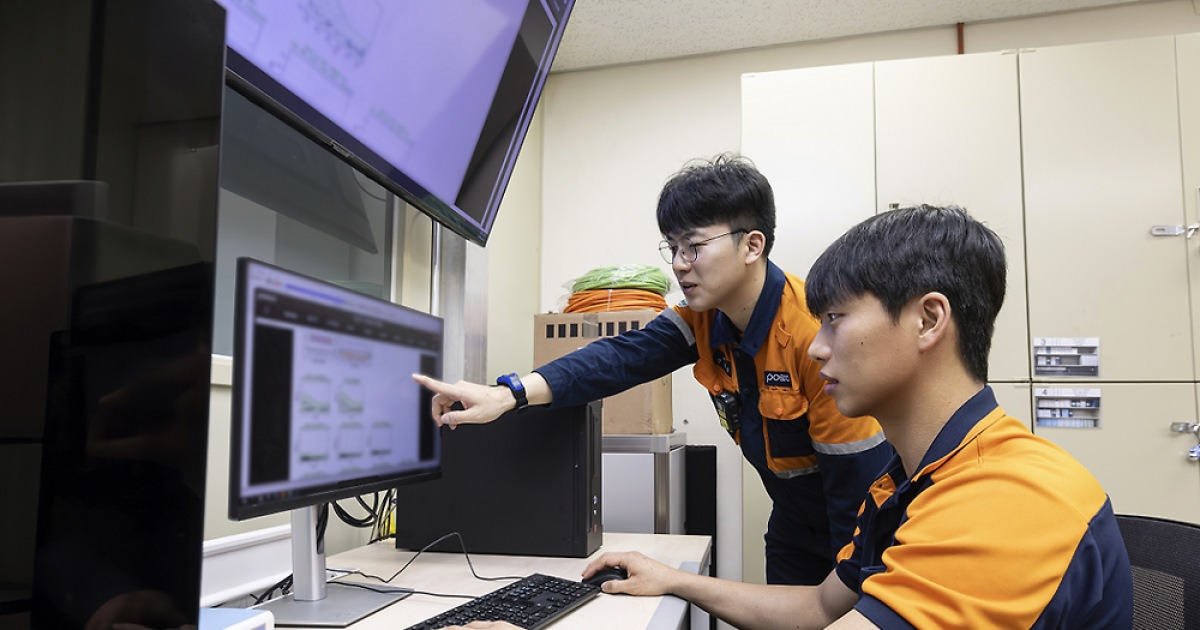 AI가 모터 고장 먼저 잡는다…포항제철소 ‘스마트 정비’ 확대