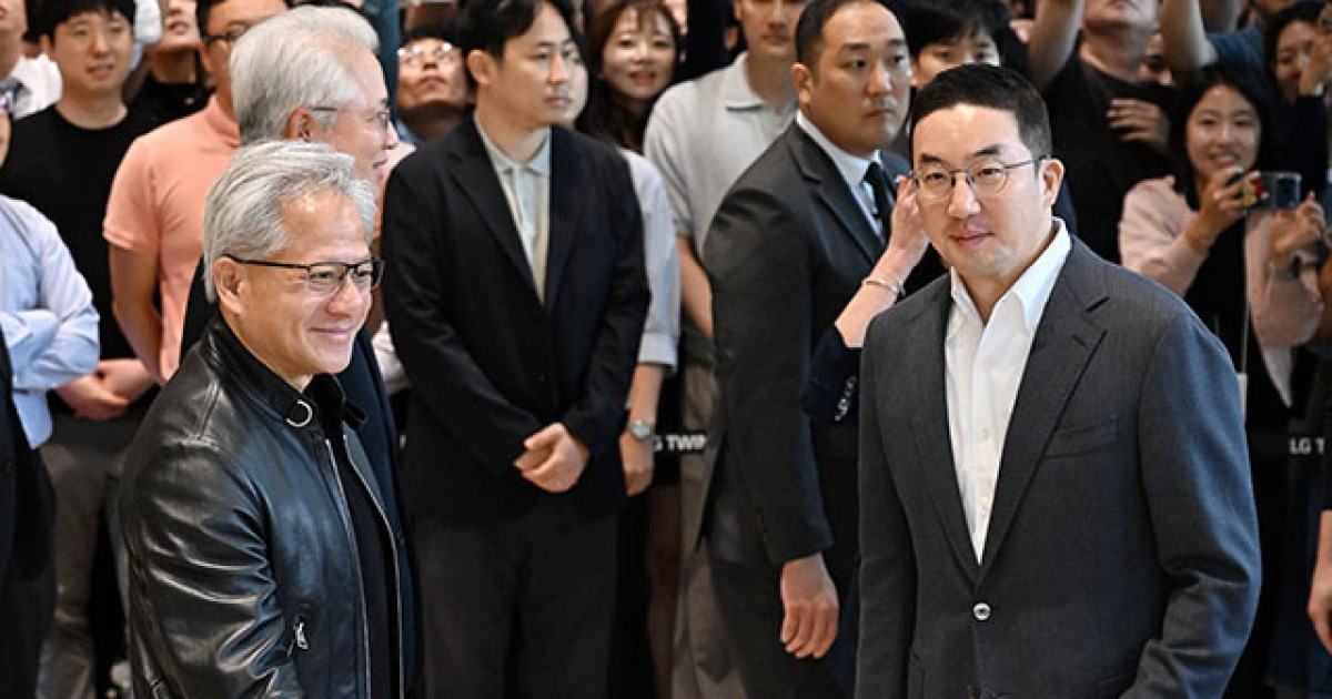 구광모, 젠슨 황과 로봇·AI 팩토리 동맹…"AI 시대 표준 만든다"