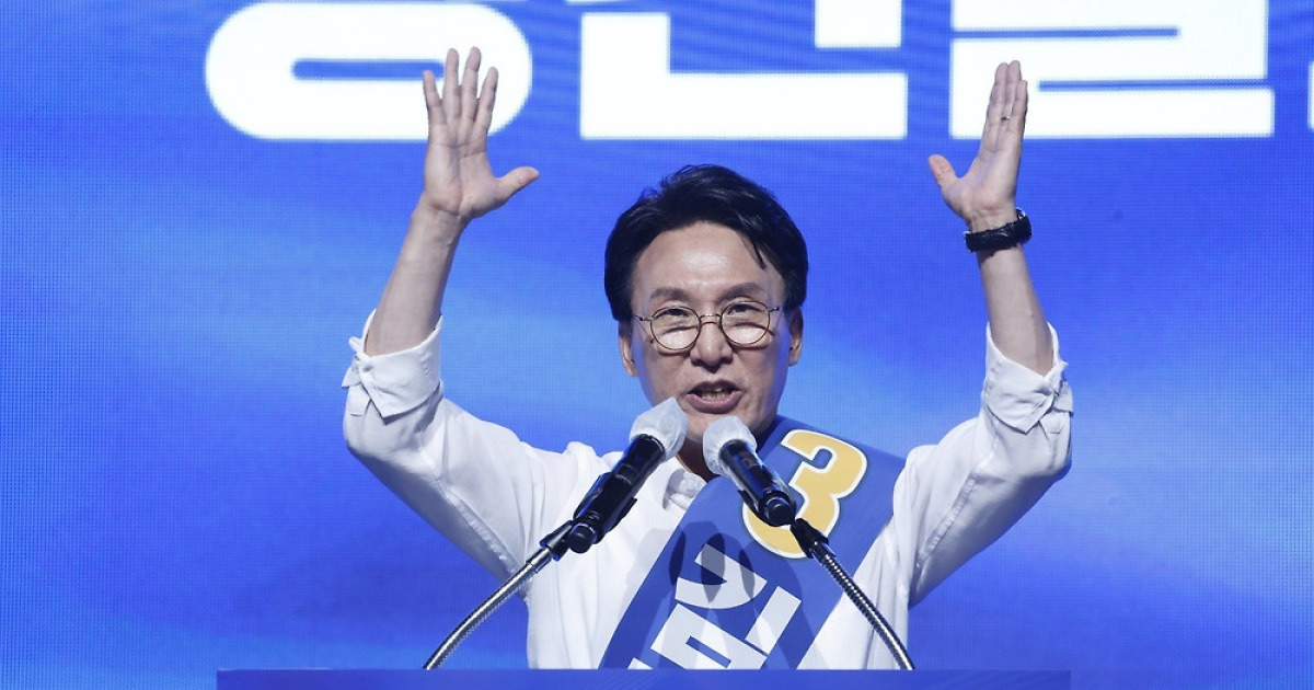 [속보]김민석, 승부처 호남서 과반 넘겼다…57.54%