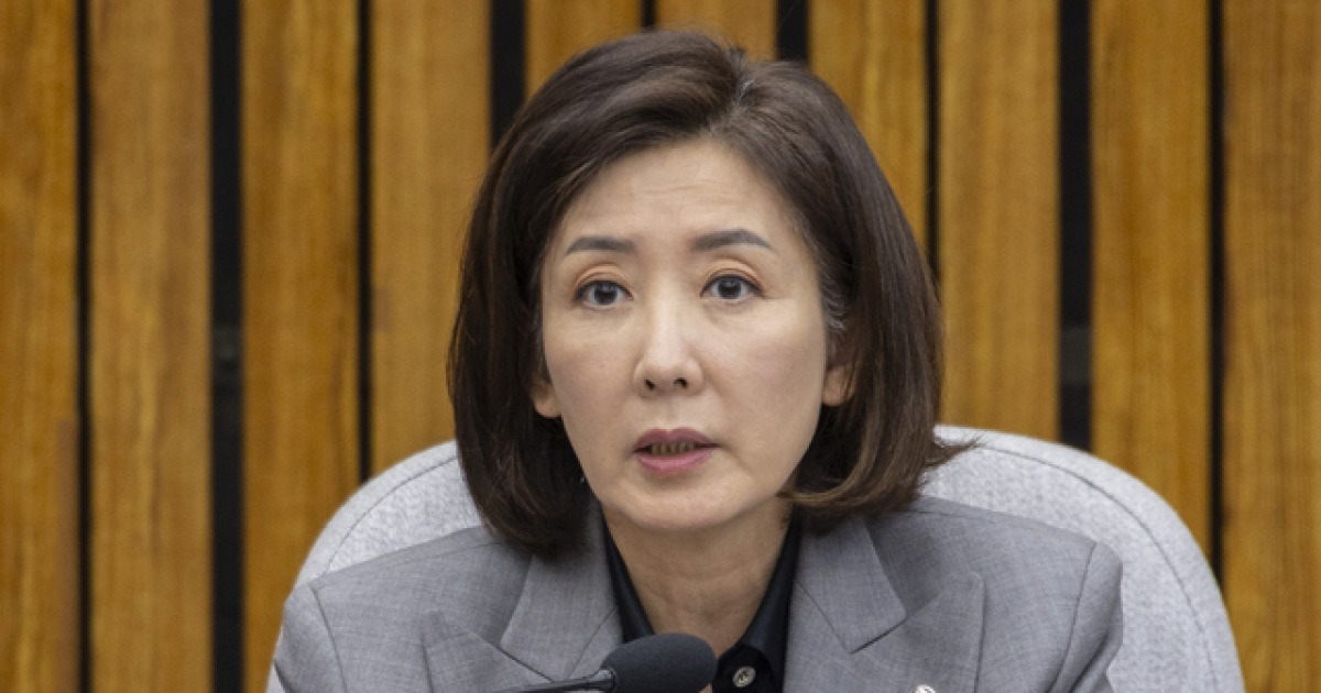 [속보] 李 종전 제안에 나경원 “국가 안보를 제물로…승부조작 자살골”