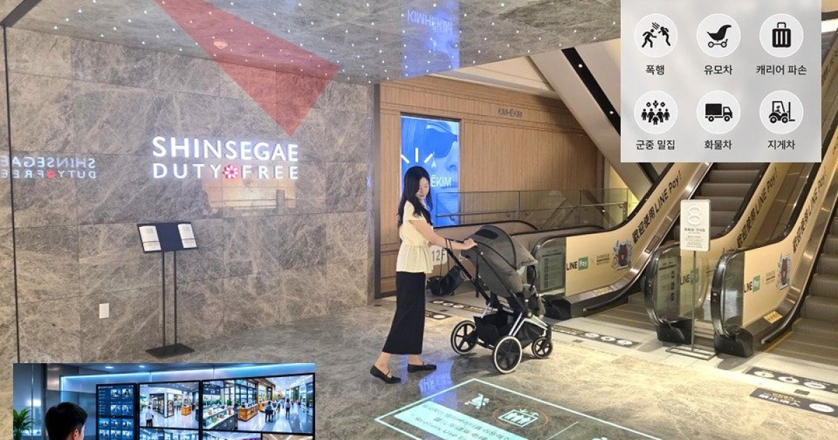 신세계면세점, 업계 최초 ‘AI CCTV’ 도입…고객·근로자 사고 AI가 감지