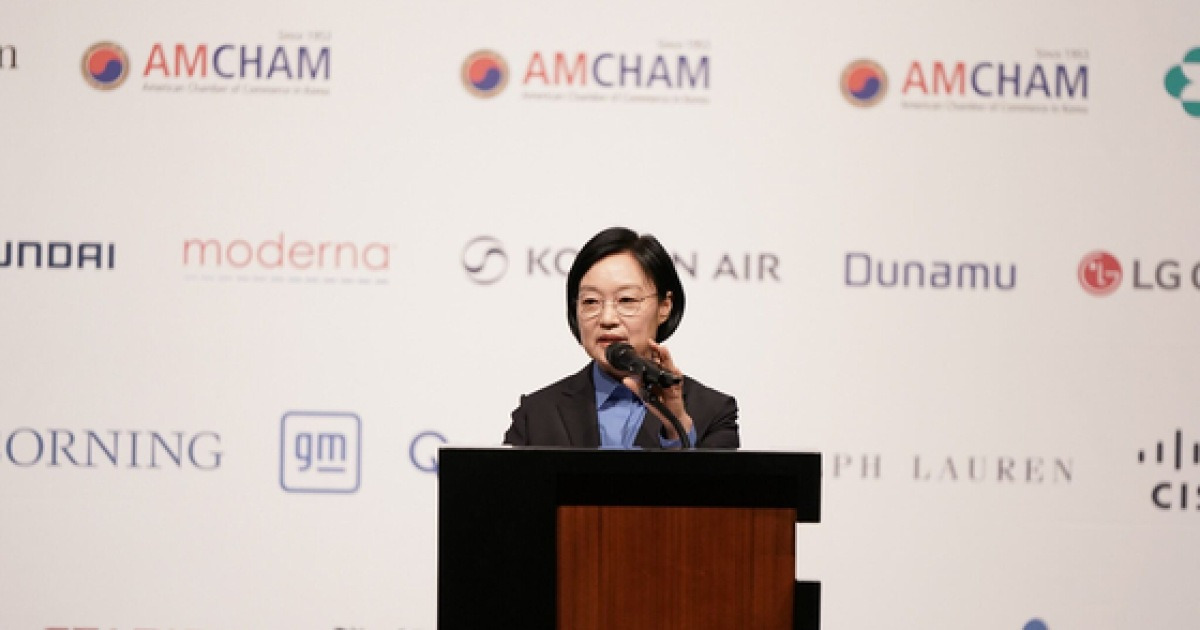 한성숙 총리 "AI로 규제 분석해 합리화, 한미 첨단산업 협력 확대"…암참 특별간담회