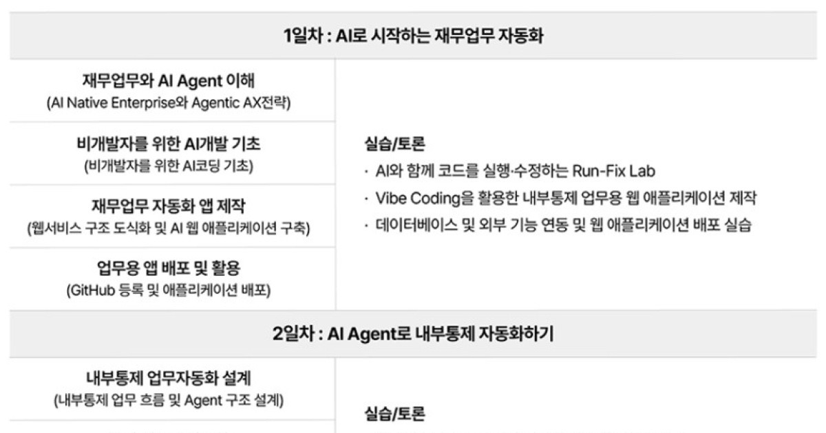 실무자가 직접 AI 에이전트 구축…'삼일 AI 재무아카데미' 4기 모집