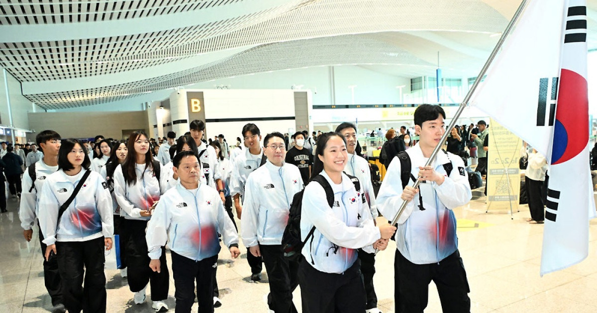 South Korean Athletes Depart for 2026 Aichi-Nagoya Asian Games