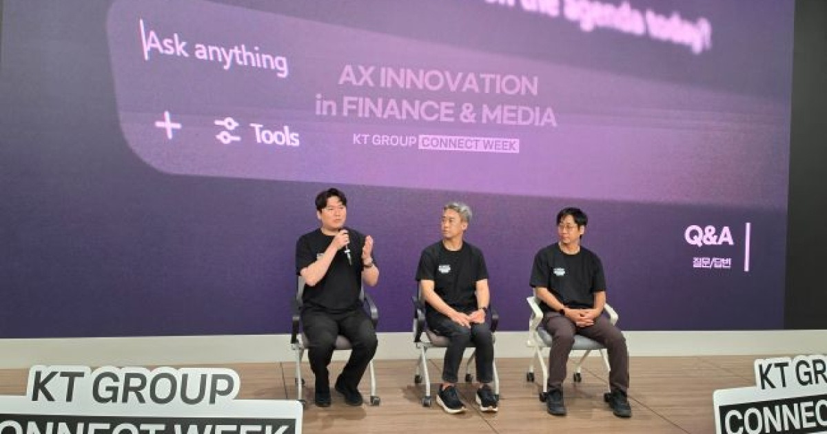KT그룹, 금융·미디어로 AX 확대…"업무 자동화부터 AI 콘텐츠 제작까지"
