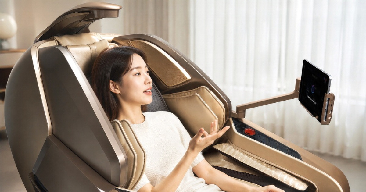 AI 품은 홈 헬스케어, 말 한마디로 맞춤 마사지