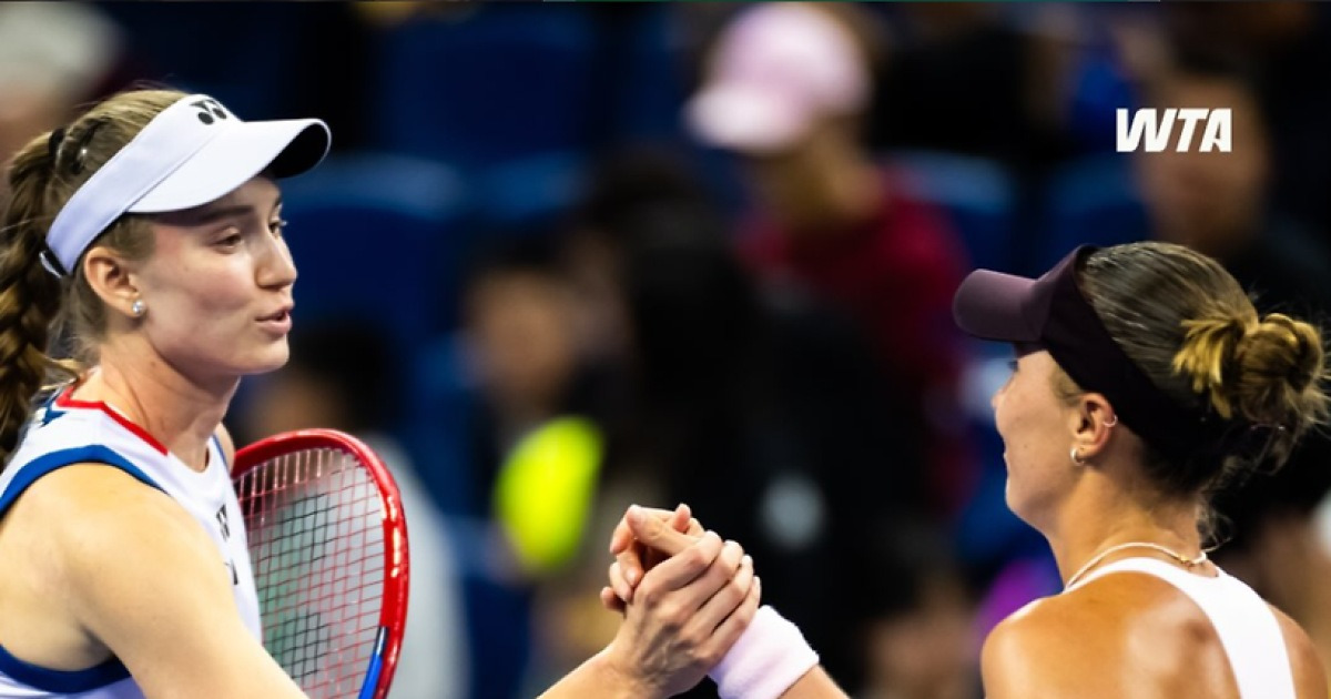 Alina Charaeva beats Elena Rybakina to set WTA ranking record