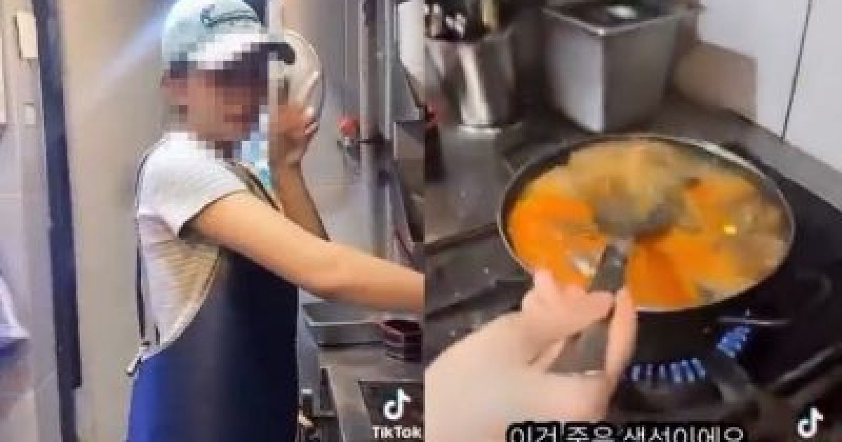 Restaurant worker faces backlash over viral spoiled fish video