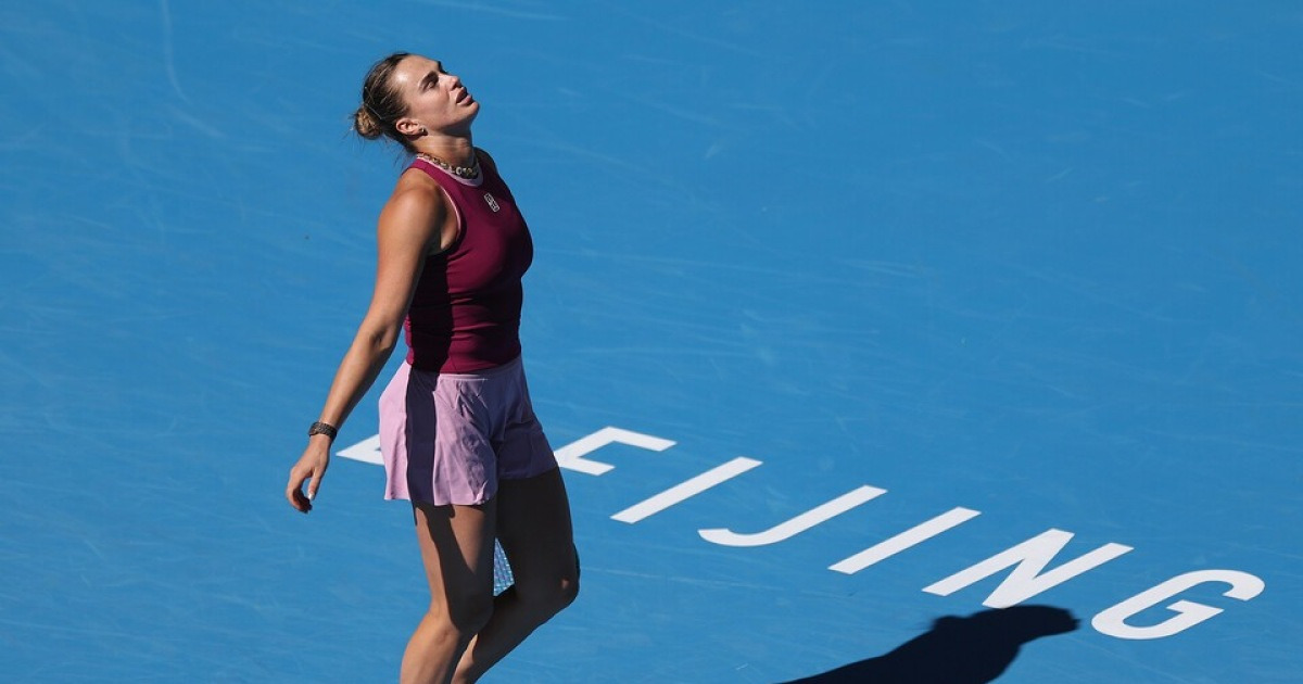 Aryna Sabalenka eliminated at China Open by Nikola Bartunková